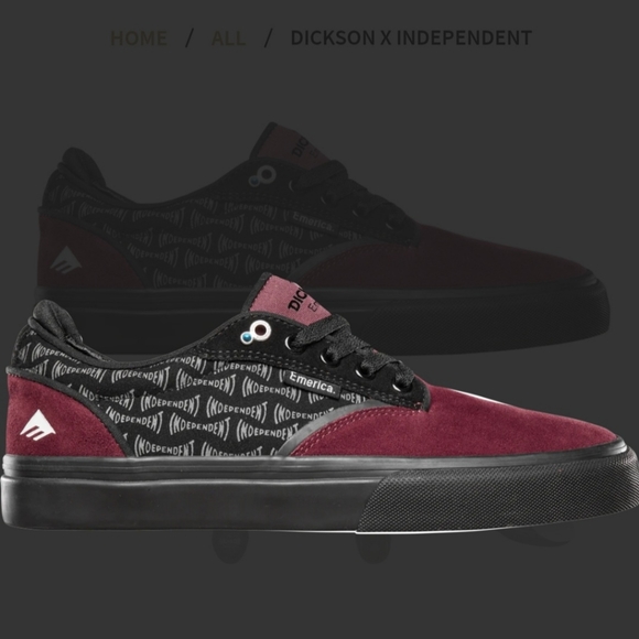 Emerica. The Dickson X Independent Shoes *NWT in Box* - Picture 2 of 12